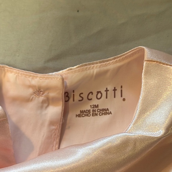 Biscotti - Pink Satin Party Dress - Picture 2 of 6